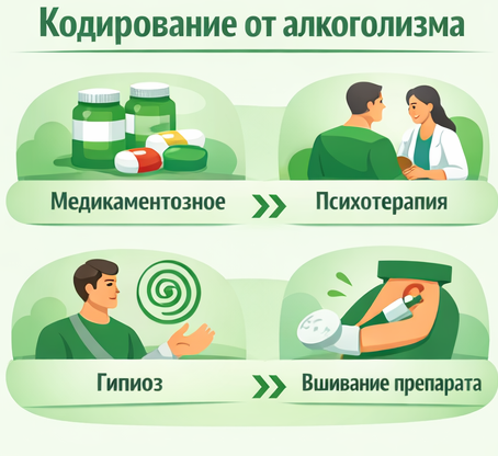 кодирование от алкоголизма в Камышине Санати